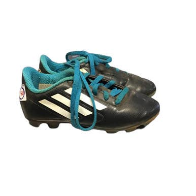 Used Adidas B25593 Soccer Cleats Black Youth 13.0 11730-S000066838