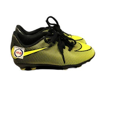 Used Nike 844402-070 BB/SB Cleats Yellow Youth 10.0 11730-S000067003