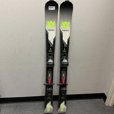 Used Volkl DEACON 8.0 Boys DH Ski/Binding Black And Green 130 cm 11855-S000195105