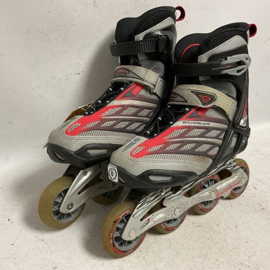 Used Rollerblade ASTRO 50 Senior Rec Fitness Skates Black Senior 8 11855-S000195656