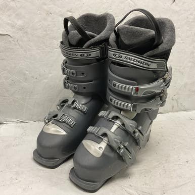 Used Salomon PERFORMA 4.0 Womens DH Ski Boot Grey 250 MP - M07 - W08 11855-S000195358