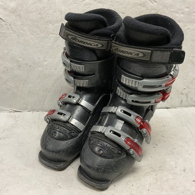 Used Nordica BXZ Boys DH Ski Boot Black And Red 245 MP - M06.5 - W07.5 11855-S000195352