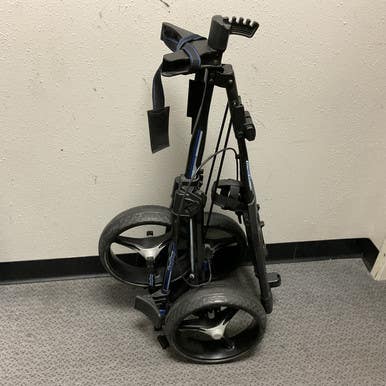 Used Bag Boy EXPRESS 240 Golf Cart Black And Navy Blue 3 Wheel 11855-S000195539