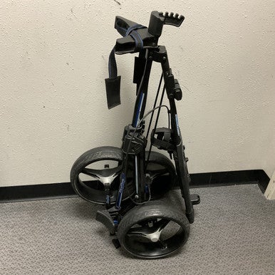 Used Bag Boy EXPRESS 240 Golf Cart Black And Navy Blue 3 Wheel 11855-S000195539