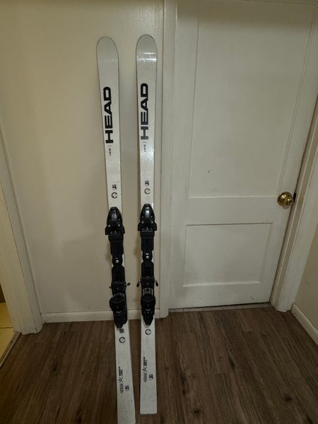 HEAD WC Rebels GS Team 181 cm Racing Skis With Bindings Max Din 14 (Used)