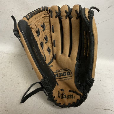 Used Wilson A0360 ES14 BB/SB Glove RH Throw Black 14" 11855-S000195595