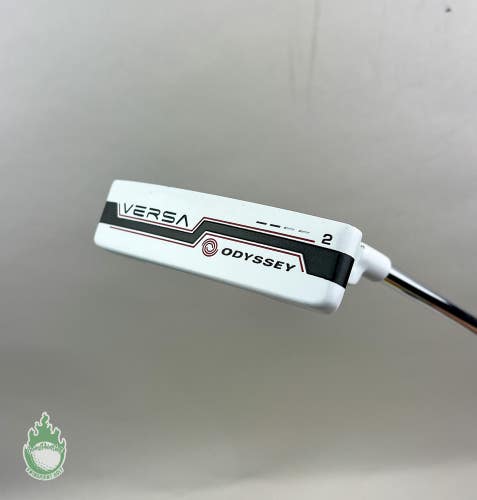 Used Right Handed Odyssey Versa #2 White 35" Putter Steel Golf Club