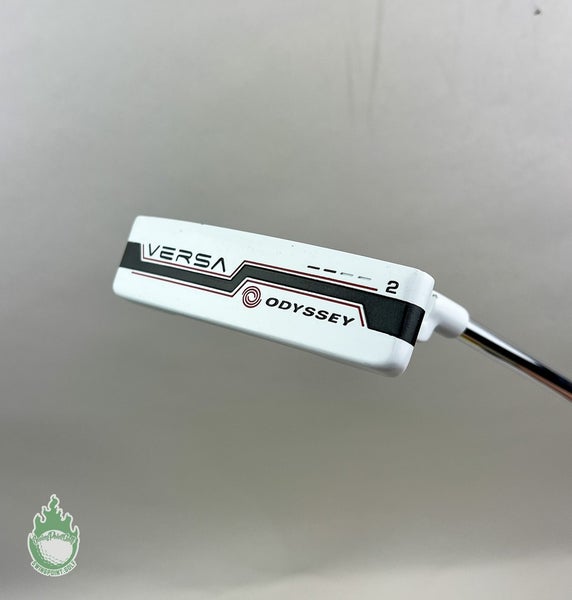 Used Right Handed Odyssey Versa #2 White 35" Putter Steel Golf Club