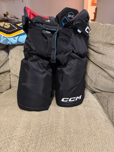 Black Senior Large CCM Jetspeed FT6 Pro Hockey Pants (Used)