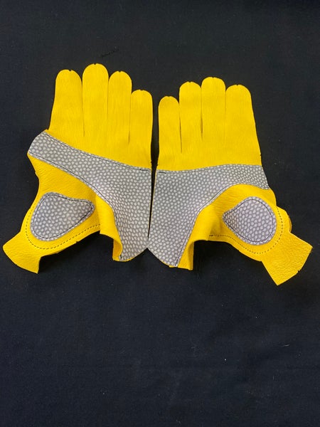 Warrior 13” AX1 Pro Stock Style Palms Golden Deer Leather w/ Atomic Grip Overlays