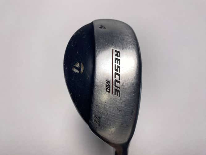 TaylorMade Rescue Mid 4 Hybrid 22* 65g Regular Graphite Mens RH