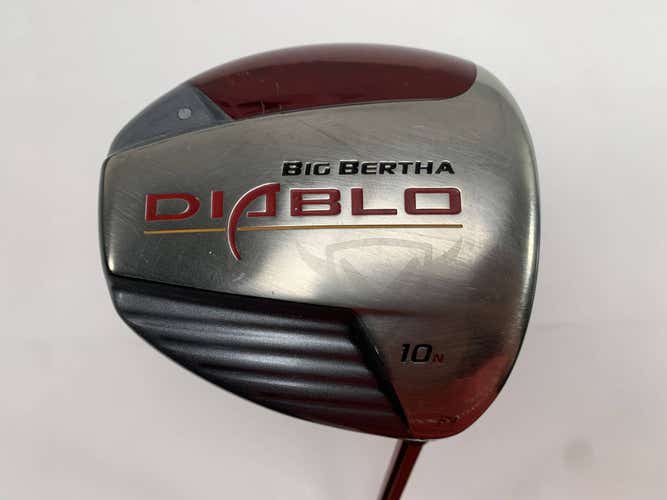 Callaway Big Bertha Diablo Driver 10* Aldila DVS 65g Stiff RH Oversize Grip