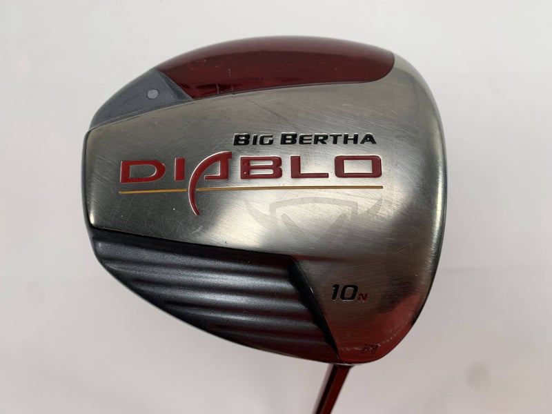 Callaway Big Bertha Diablo Driver 10* Aldila DVS 65g Stiff RH Oversize Grip