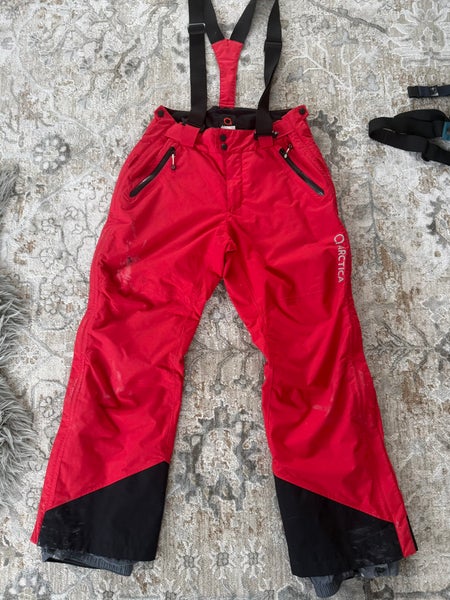 Red Unisex Adult Medium Arctica 2.0  full side zip Ski Pants (Used)