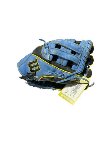 Used Wilson A500 BLUE GLOVE BB/SB Glove RH Throw Royal Blue 10 1/2" 11834-S000043569