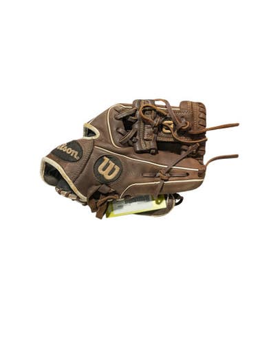 Used Wilson A900 BROWN GLOVE BB/SB Glove RH Throw Brown 11 1/2" 11834-S000043566