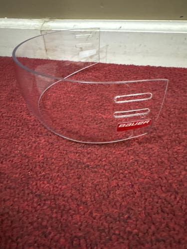 Bauer 55P Blade Cur Clear Visor (New) Item#LHBVR