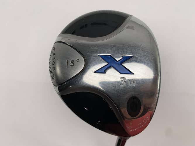 Callaway X 3 Fairway Wood 15* Fujikura 60g Regular Graphite Mens RH