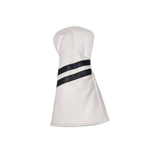 NEW Vintage Custom Universal White/Black Driver Headcover