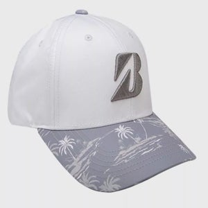 NEW Bridgestone Hawaiian Gray Adjustable Golf Hat/Cap