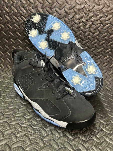 Air Jordan 6 Retro Golf NRG Chrome Black Shoes Men’s Size 12.5