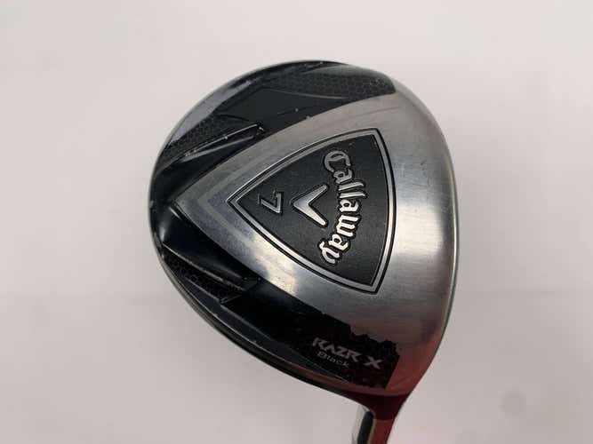 Callaway Razr X Black 7 Fairway Wood 21* Senior Graphite Mens RH Undersize Grip