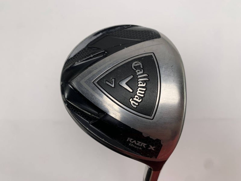 Callaway Razr X Black 7 Fairway Wood 21* Senior Graphite Mens RH Undersize Grip