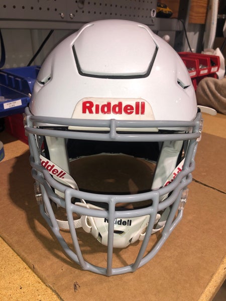 USED RIDDELL FLEX ADULT HELMET - XL - METALLIC WHIITE