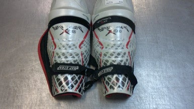 Used Bauer VAPOR X 20 Senior Shin Guards White 12" 11339-S000197040