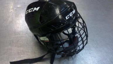 Used CCM FL40 Helmet Cage Combo Black MD 11339-S000197009
