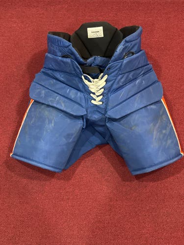 New York Islanders Large Bauer Goalie Pants Pro Stock Item#WORGP