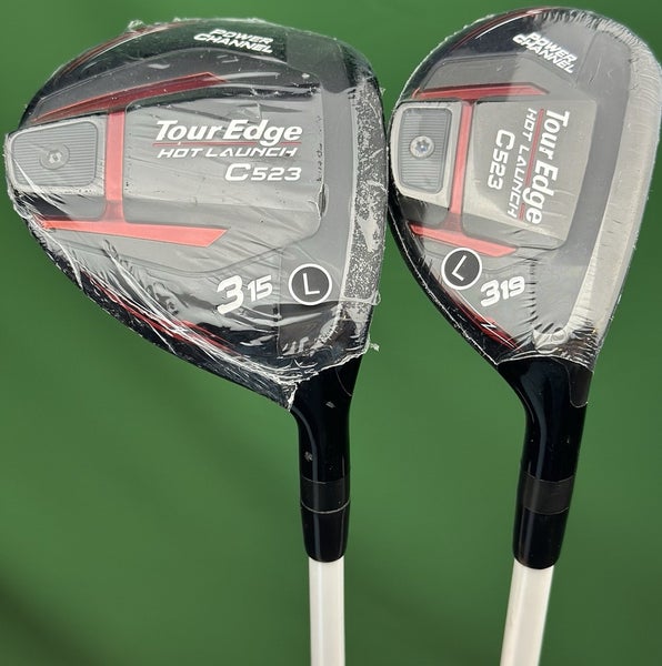 Tour Edge Hot Launch C523 Womens Fairway 3-Wood, 3-Hybrid Set RH Ladies Flex NEW