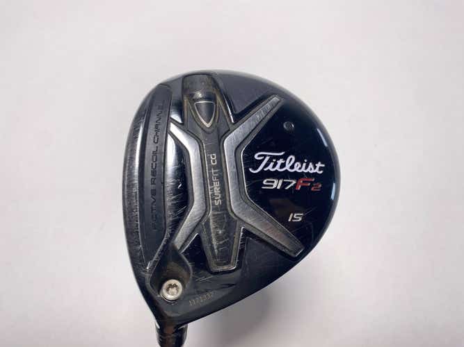 Titleist 917 F2 3 Fairway Wood 15* Diamana Blue S+70x5ct 70g Stiff LH