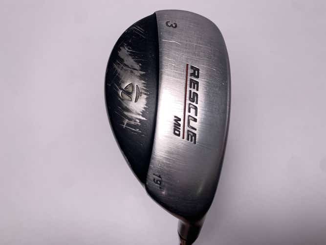 TaylorMade Rescue Mid 3 Hybrid 19* Light Metal Regular Steel Mens RH