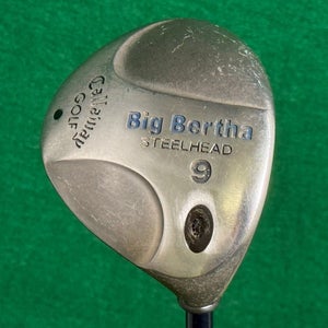 Callaway Golf Big Bertha Steelhead Fairway 9 Wood RCH 99 Graphite Regular