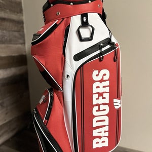 Team Effort NCAA The Bucket III Cooler Cart Golf Bag Wisconsin Badgers BRAND NEW