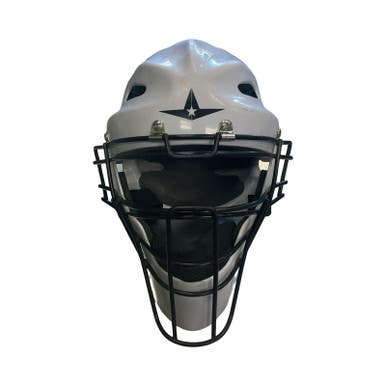 Used All-Star ALL-STAR HELMET Catchers Mask White 11859-S000027276