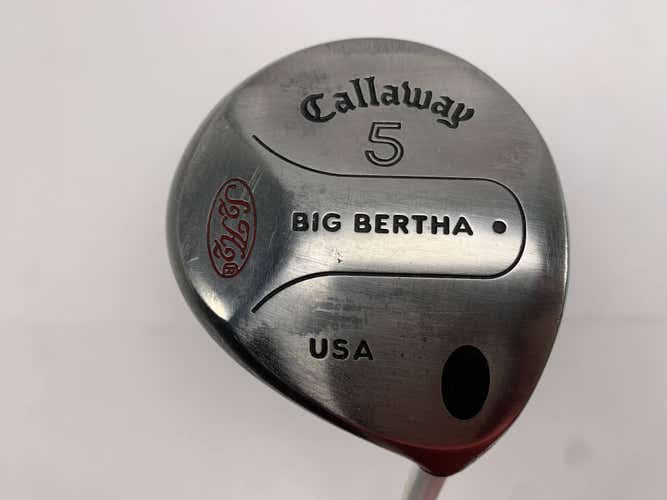 Callaway Big Bertha S2H2 5 Fairway Wood 18* Extreme Stiff Steel Mens RH
