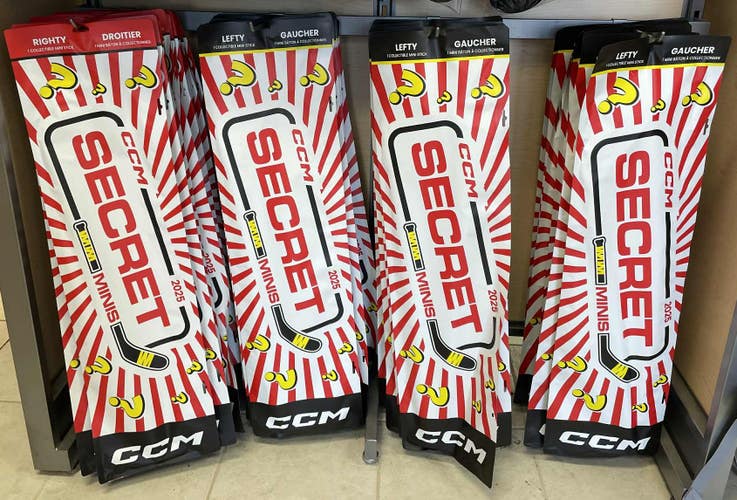 CCM Secret 2025 Mini Hockey Stick (Left Hand)