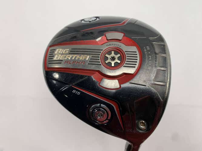 Callaway Big Bertha Alpha 815 Driver 9* Fujikura Speeder 665 Stiff Mens RH