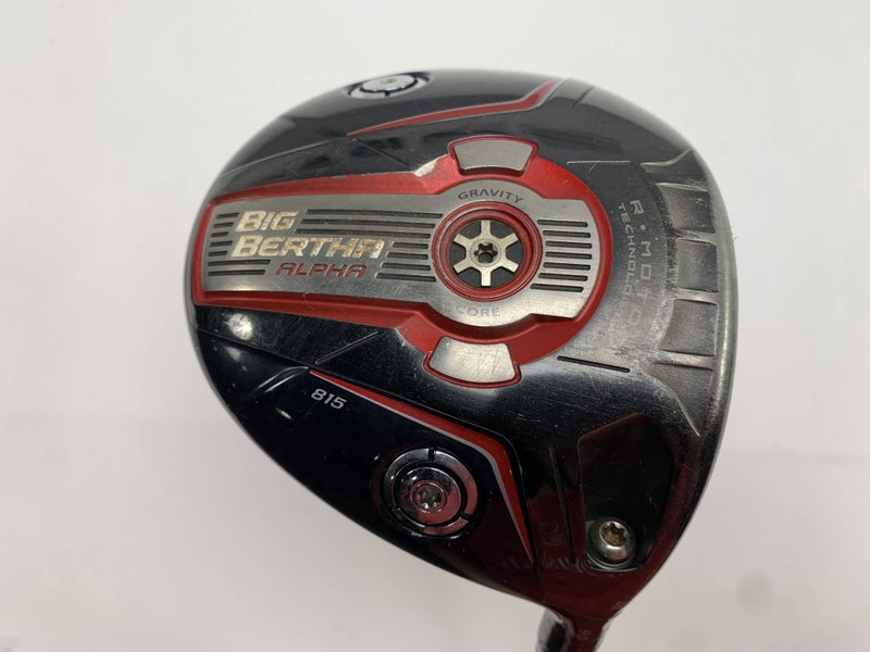 Callaway Big Bertha Alpha 815 Driver 9* Fujikura Speeder 665 Stiff Mens RH