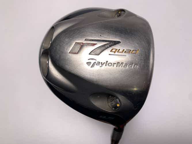 TaylorMade R7 Quad Driver 9.5* MAS2 65g Stiff Graphite Mens RH