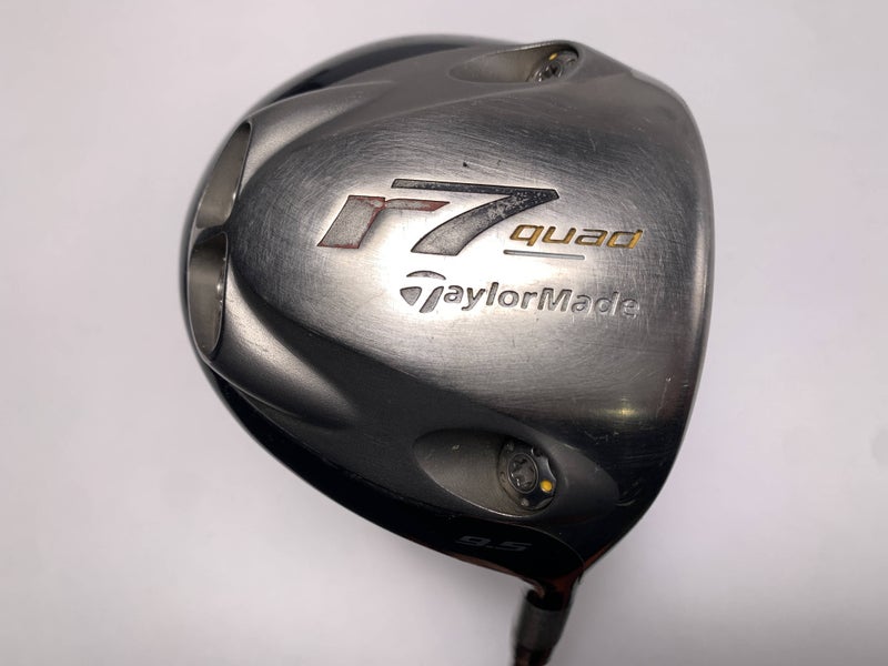 TaylorMade R7 Quad Driver 9.5* MAS2 65g Stiff Graphite Mens RH