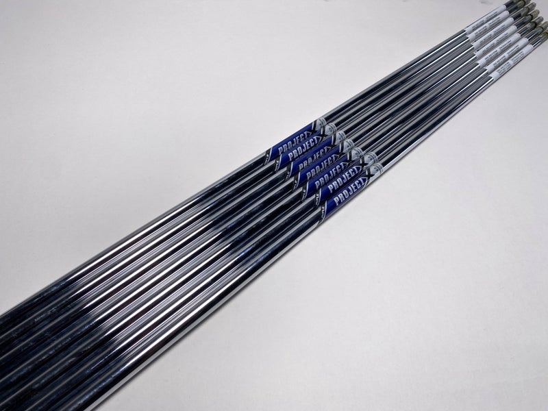 Project X Rifle 6.0 Stiff Steel Iron Set of 7 Shafts 34.75''-37.5''- Pull 0.355