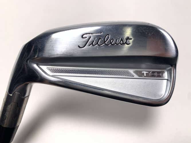 Titleist T100 2023 Single 7 Iron Fitter True Temper AMT Black R300 Mens LH