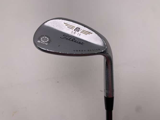 Titleist Vokey Spin Milled SM4 Chrome Sand Wedge SW 54* 11VS Proto HL Senior RH