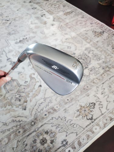 Men's Titleist Vokey SM9 Left Hand Wedge Wedge Flex 52 Degree Steel Shaft (Used)