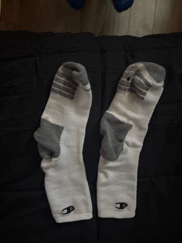 White Men's XL Champion Socks (Used)