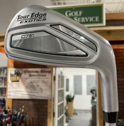 Tour Edge EXOTICS C721 VIBRCOR 2FL #7 Iron Fitting Club 36" KBS 50 Ladies Flex