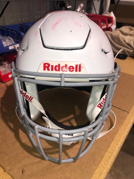 USED RIDDELL FLEX ADULT HELMET - MEDIUM - METALLIC WHIITE